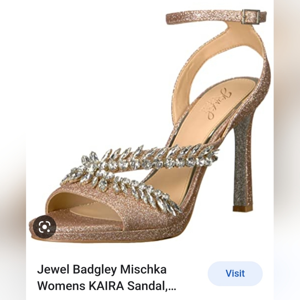 Badgley Mischka Pink Sparkle Shoes